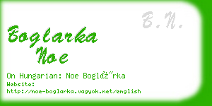 boglarka noe business card